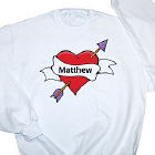 All Heart Personalized Adult Sweatshirt